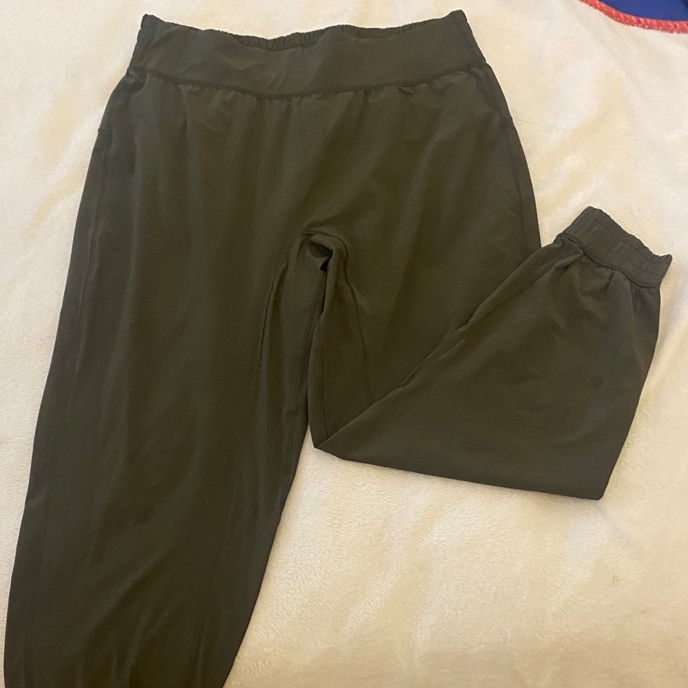 Lululemon Athletica Dark Olive Joggers